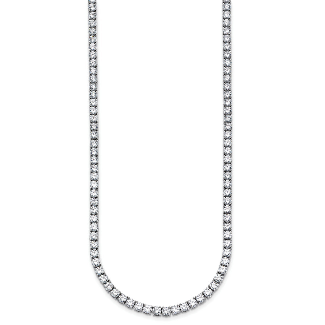18K tennis necklace