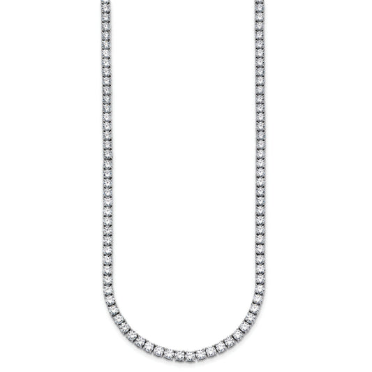 18K tennis necklace