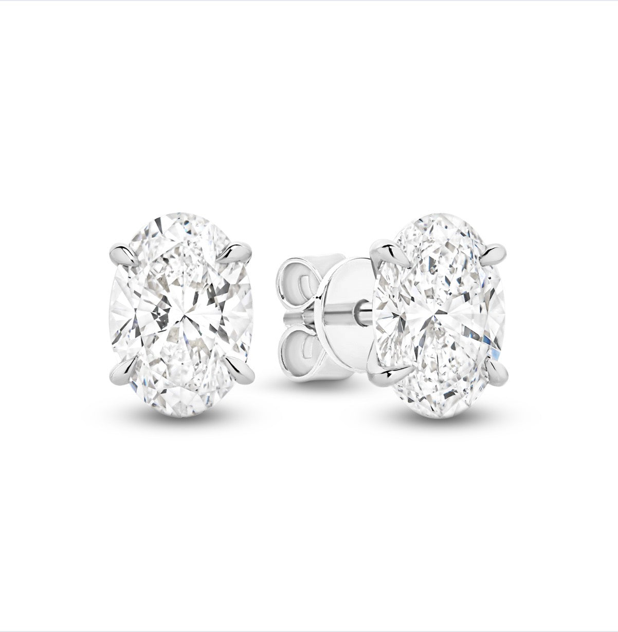 The Sofia Studs - Oval cut