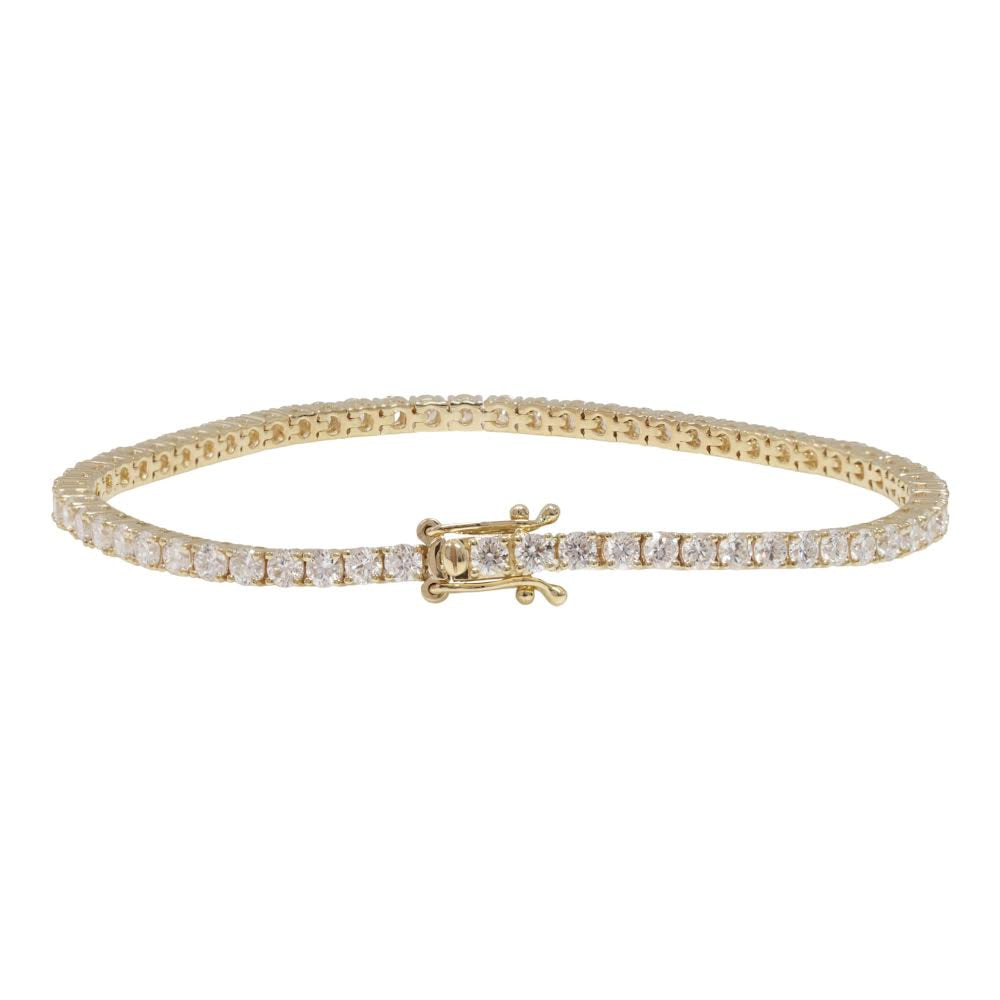 4.20CT Laboratory grown tennis bracelet