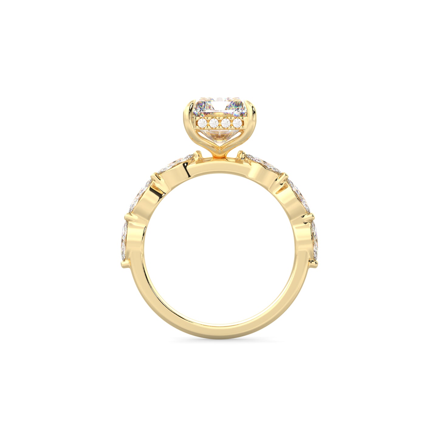 Radiant Cut Marquise Band