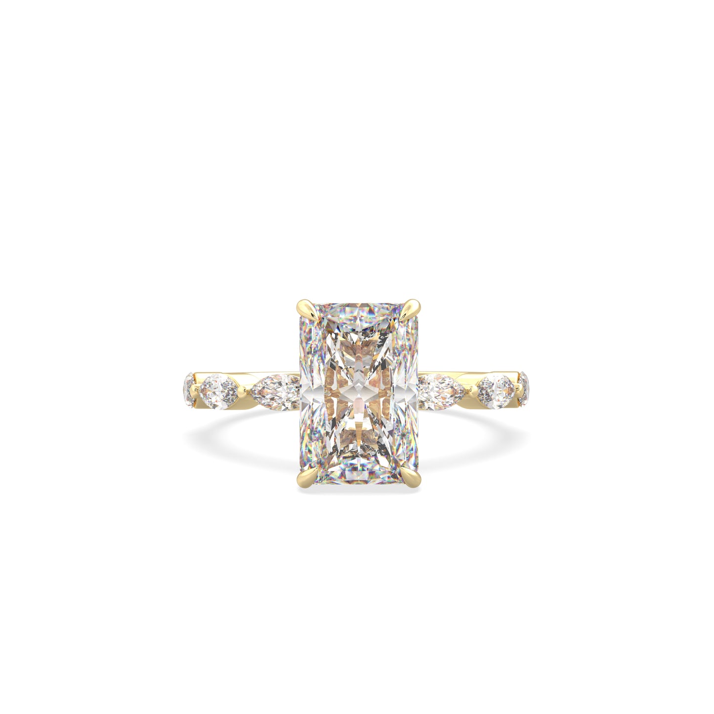 Radiant Cut Marquise Band