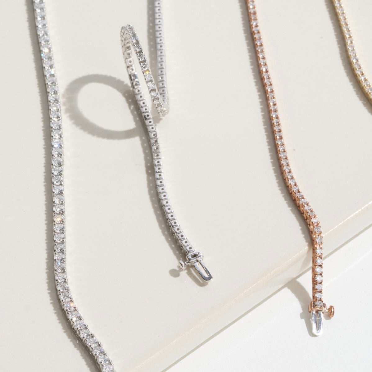 1.97CT Natural diamond tennis bracelet