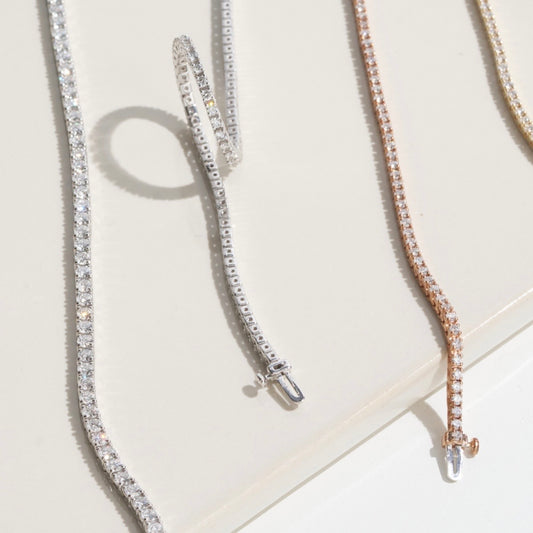 1.97CT Natural diamond tennis bracelet