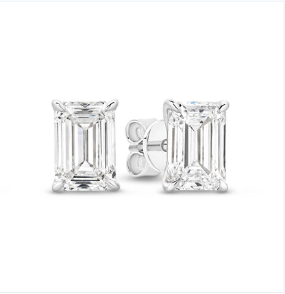 The Sofia Studs - Emerald Cut