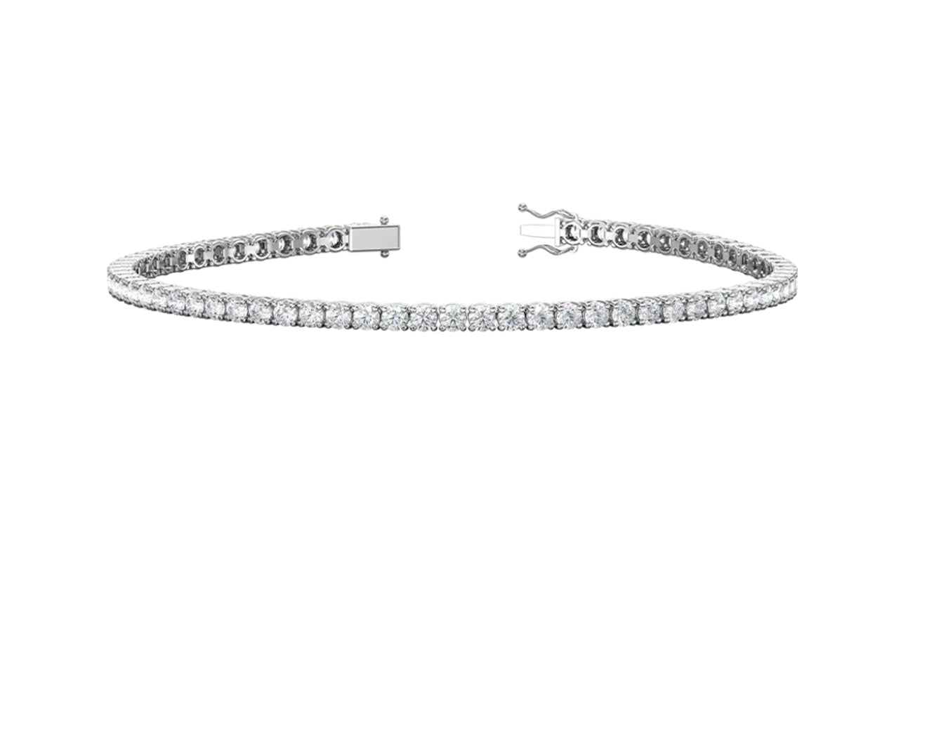 1.97CT Natural diamond tennis bracelet