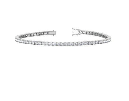 1.97CT Natural diamond tennis bracelet