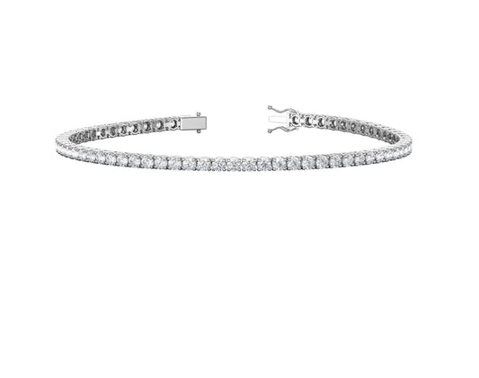 1.97CT Natural diamond tennis bracelet