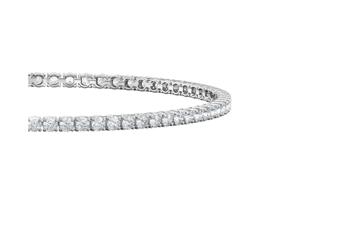 1.97CT Natural diamond tennis bracelet