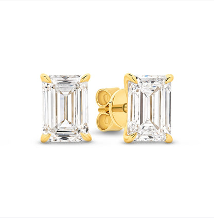 The Sofia Studs - Emerald Cut